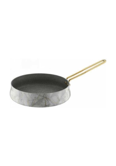 Brioni Marble 7 Parça Tencere Seti Beyaz