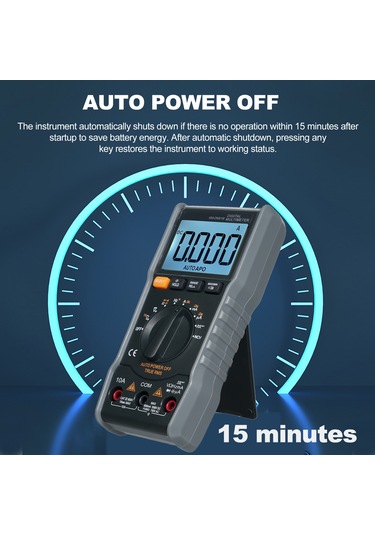 Springsun Km-dm01b Akıllı Multimetre: 6000 Gösterge Otomatik Aralık, Ncv Temasız Voltaj