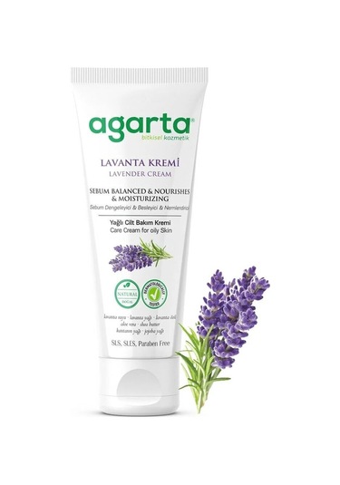 Agarta Doğal Cilt Bakım Kremi 75ml Lavanta