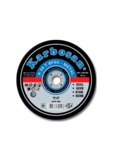 Karbosan Metal Kesici Spiral Taşı 115 X 3 MM 115X3 MM