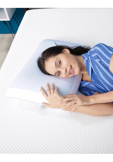 Varol Zenya Serinletici Jelli Visco Yastık 60x40x13 Beyaz
