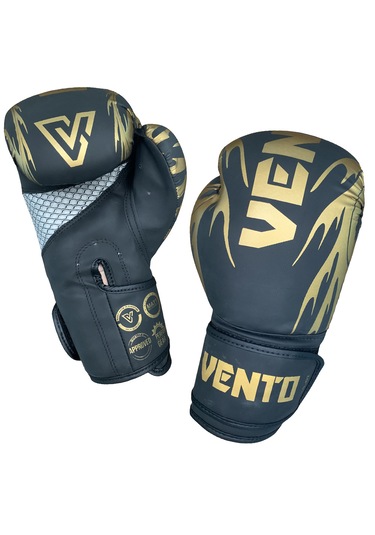 Vento Tatto Boks Ve Kick-boks Eldiveni Siyah Siyah - Altın