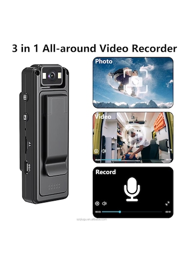 Laxsam Yeni 1.3 Inc Ekranlı Mini Aksiyon Kamerası Siyah