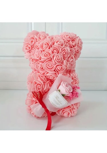 Gül Ayıcık - Teddy Rose 23cm - Sevgililer Günü - Anneler Günü