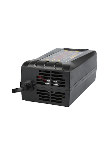 Tenfowee 12v 6a Akıllı Araba-motosiklet Akü Şarj Cihazı, 110-240v Geniş Voltaj, Pwm Teknoloji, Lcd Ekranlı, Aşırı Şarj Korumalı Eu Plug