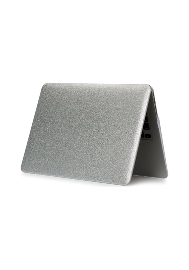 Arabulalaca Macbook Air 13' 2020 M1 İşlemcili A2337 Koruma Kılıfı Mat Simli Gümüş