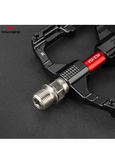 Sarissa T26 Çift Kovanlı Alüminyum Geniş Platform Du Peilin Rulman Bisiklet Pedalı Siyah