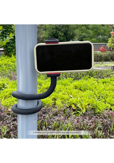 Moveevo 50cm Siyah Esnek Bracket: Alüminyum & 43 Silikon, 1/4 Vida Bağlantısı, Esnek Bükülebilir, Tripod Ve Cihaz Tutucuları İçin Uyumlu