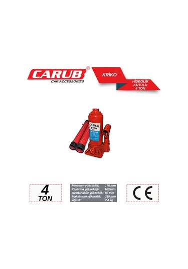 Kriko 4 Ton Hidrolik Ce Belgeli Kutulu Cbr-2701101