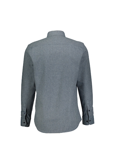 Finesuits Erkek Flanel Gömlek 2422204002.flcdr Mavi