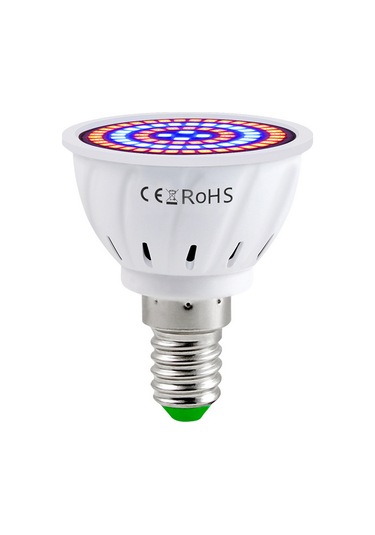 Dofolink 220v 80 Led Bitki Büyüme Lambası, Kırmızı-mavi Spektrum, E14 Yuva, Seracılık Sebze Fidanı Işığı Diğer