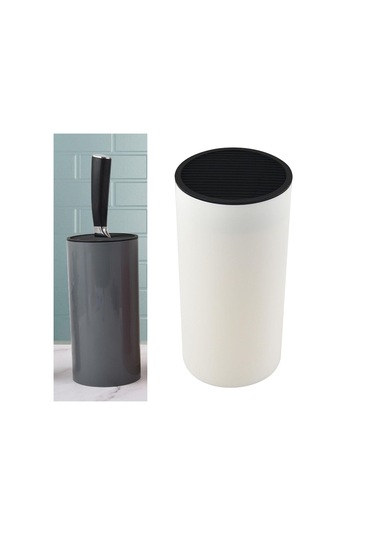 Suntek Tezgah Beyaz Için Evrensel Bıçak Blok Çatal Tutucu