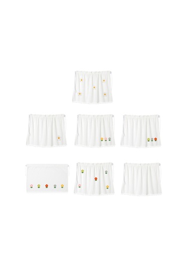 Cbtx Global Waffle Kumaş Araba Camı Gizlilik Koruma Perdesi Araç Yan Cam Güneşlik Perdesi - 5 Ayçiçeği