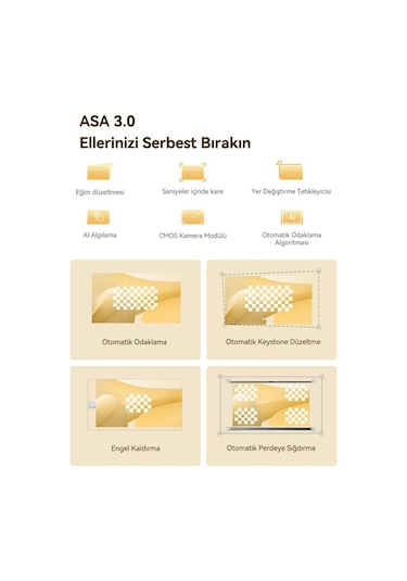 Wanbo Dali 1 Taşınabilir Bluetooth Hoparlör Modlu Projeksiyon Cihazı