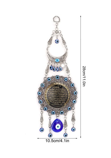 Kangvka El Yapımı Mavi Göz Amuletı - Kötü Şansı Engelle, Ev/araba Dekorasyonu, Özel Hediyelik Taşlı Ahsap Takı