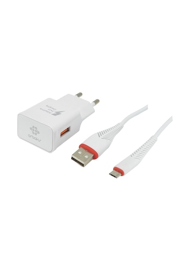 Arbaks ARB-013 10 W 1 M Micro Kablo + Şarj Aleti