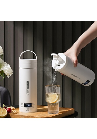 300w 500ml Elektrikli Isıtma Su Kupası Akıllı Kaynatma Su Isıtıcı Sıcaklık Kontrolü Ket İkindi, Özellik: Sus316 Ab Fiş