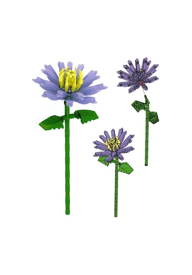 Ctoys Flower Arrangement Mini Blok Chrysanthemum