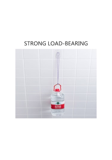 Kosona Transparent 6x6mm Nanosimli Zımba Takımı - İz Olmadan Duvar Fiksatörü, 10kg Yük Taşıma, Su Geçirmez, Çeşitli Yüzeyler İçin 2 Adet