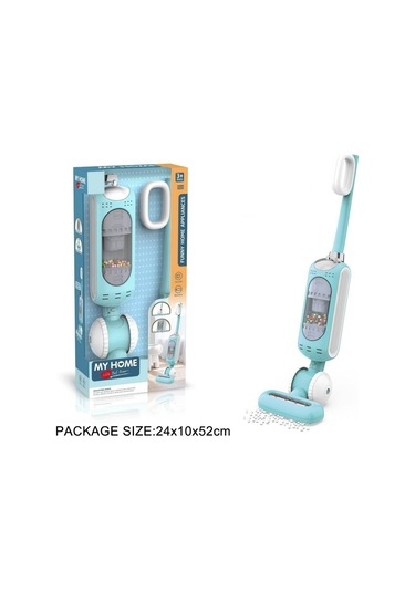 Max 52cm Gerçek Vakumlu Işıklı Elektrikli Oyuncak Süpürge