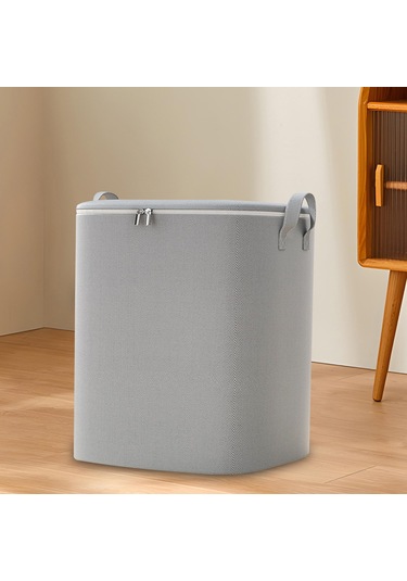Homyl Katlanabilir Elbise Saklama Çantası Giyim Yatak 110l-48x45x50cm Gri Diğer