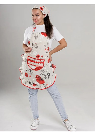 Kuhna V Gorosek Mutfak Önlüğü Keten 243417739 Aromatik