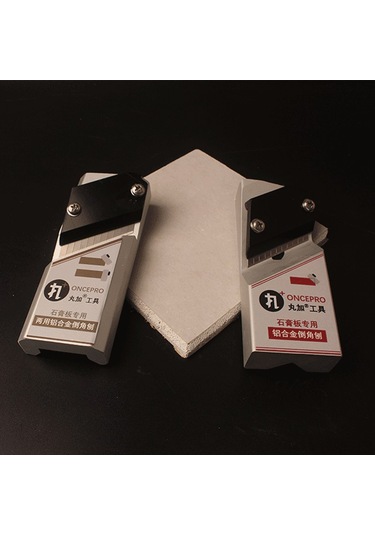 Honmex Alüminyum Profilli V Tipi Tahta Köşe Oyma Aleti - Ahşap, Plasterboard 45 Derece Kenar Düzeltici, Dayanıklı Sk5 Bıçağı