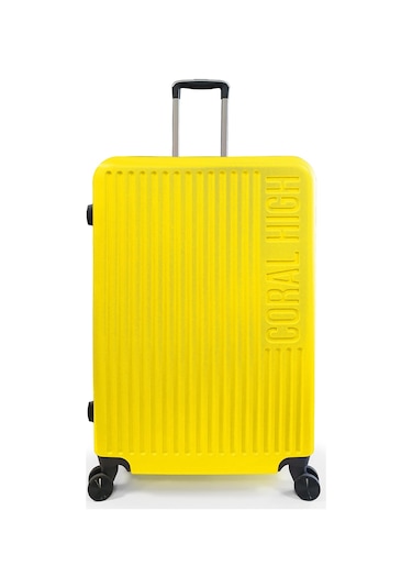Coral High Abs Sarı Büyük Boy Valiz 16458 Sarı