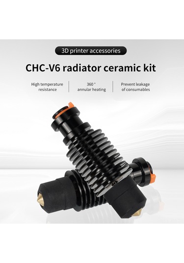 Ximistore9 Chc-v6 Seramik Isı Ucu Seti 24v - Voron2.4/prusa İçin - Pla, Abs, Petg, Tpu, Pa Uyumlu 3d Yazıcı Ekipmanı