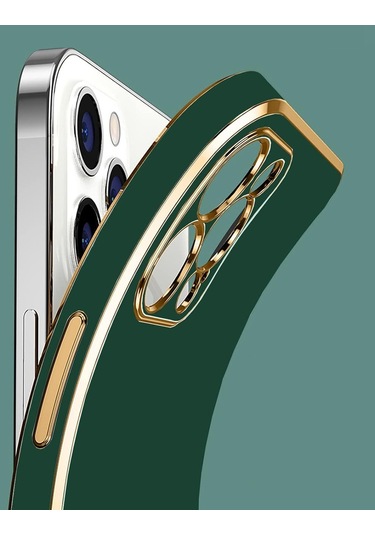 İphone 15 Pro Kılıf Luxury Seri Kamera Korumalı Silikon Kapak