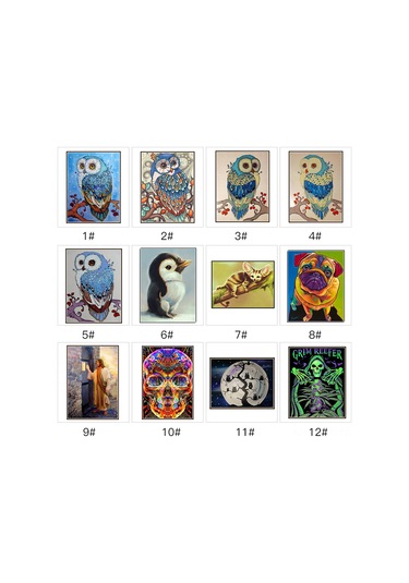 Mufunye 5d Tam Taşlı Diamond Painting Dıy Seti - 30x25cm Ağaç Desenli - Duvar Dekorasyonu Ev Dekoru Gümüş