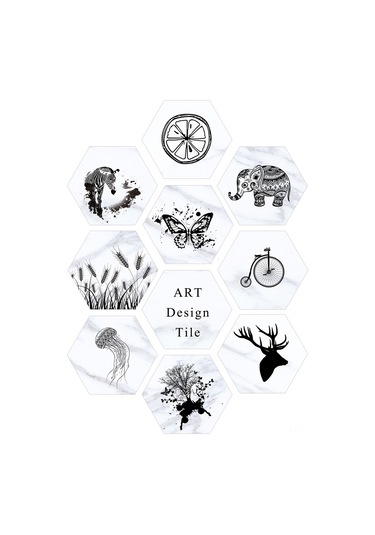 Geekyou Pvc Zemin Sticker 10 Adet 20x23cm - Kolay Yapıştır & Çıkar, Hd Desenler, Duvar/zemin Uyumlu, Ev Dekoru Yenileyici Diğer