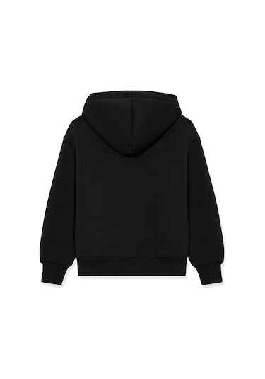 Mavi - Mavi Logo Baskılı Kapüşonlu Antrasit Sweatshirt 7610035-70087 Gri