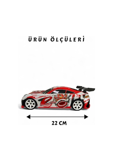 Uzaktan Kumandalı Şarzlı Dirift Araba 33657 Kırmızı
