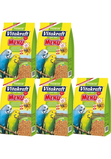 Vitakraft Muhabbet Kuşu Yemi 5 Adet 1000 Gam