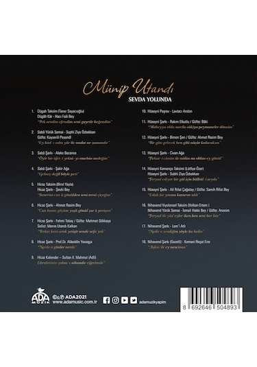 Münip Utandı - Sevda Yolunda - Cd