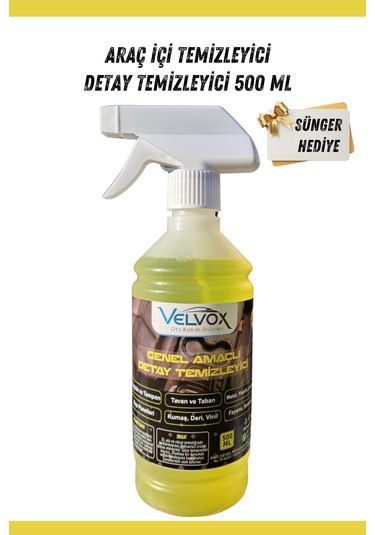 Detay Temizleyici Araç İçi Temizleyici 500 Ml Süngerli