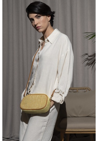 Sisley Sly 039 Çapraz Çantası Std / Sarı Sarı