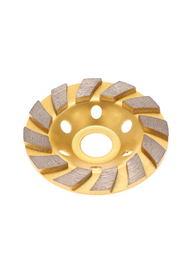 Lemestar 100mm 4" Elmas Segmentli Kase Şekilli Beton Granit Mermer Taşlama Tekerleği 22mm,çok Renkli