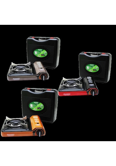 Pro Portatif Kamp Ocak Pls.çantalı - Gaz Stop Emn.- Rüzgarlık 4172 Çok Renkli