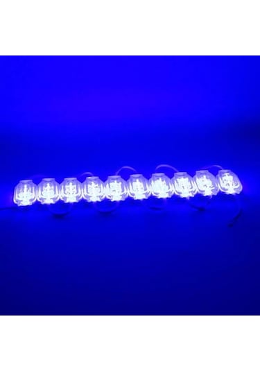 Powermaster 12 Volt 0.6 Watt Mavi 2835 65 X 25 Mm Ip65 120 Lümen 160 Derece Modül Led