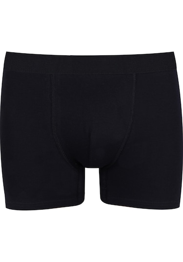 Erkek Üçlü Pamuklu Likralı Boxer Ko9003bx Kırmızı - Siyah