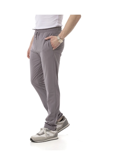 Monox Erkek Slim Fit Likralı Jogger Pantolon Gri