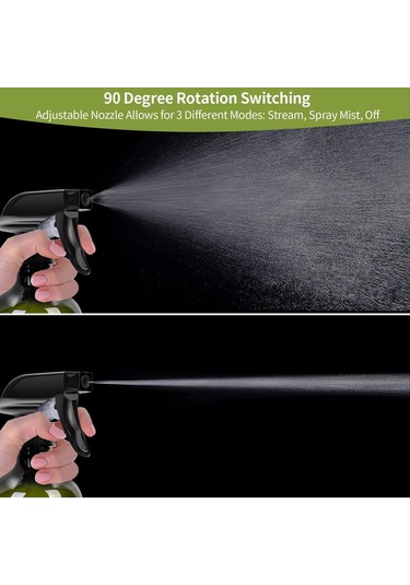 Vkemall Yeşil İç Mekan Bitki Temizlik Spreyi - 2 Adet 16.9 Unç, Ayarlanabilir Uç, Sızıntısız Sulama Bidonu