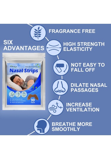 Vkemall South Moon 10 Adet Havalandırma Burun Yaması Burun Burun Boşluğunun Pürüzsüz Gen Kahverengi