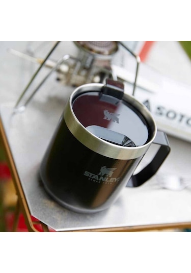 Stanley Klasik Paslanmaz Çelik Termos Bardak 0,35 LT SİYAH