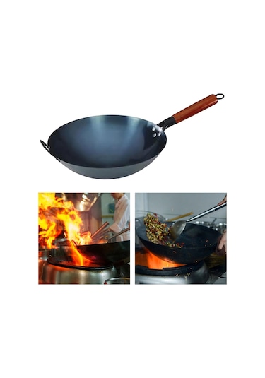 Suntek Magideal Wok Tava Kaynatma Tencere Ahşap 36cm-kulaklarla-birlikte