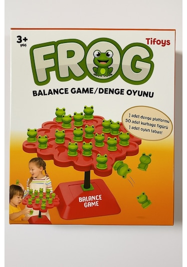 Frog Denge Oyunu Kurbağalı Eğitici Beceri Ve Denge Oyunu