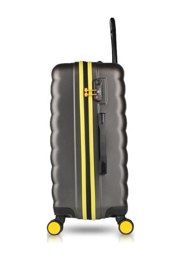 My Valice Colors Abs Orta Ve Büyük Boy Antrasit 2'li Valiz Seti Antrasit