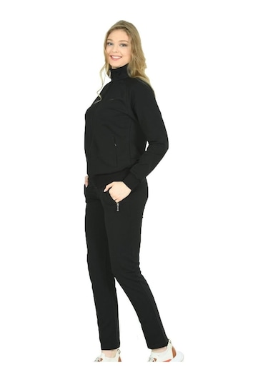 Fantasy Kadın Boydan Fermuarlı Büyük Beden Eşofman Takım 201836B